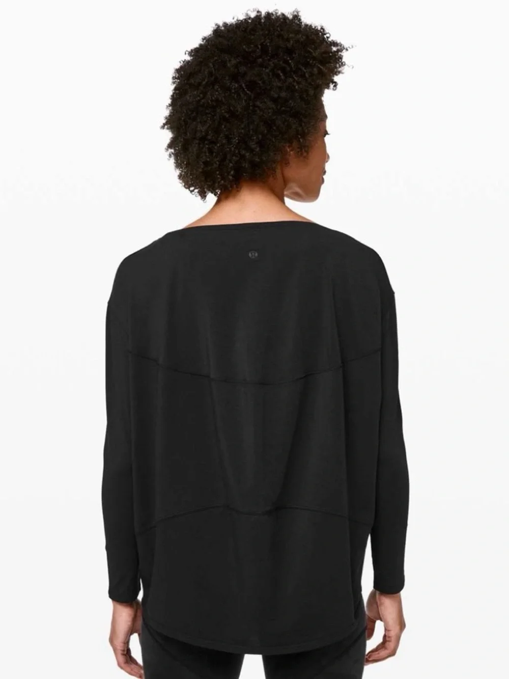lululemon athletica Black back in action long sleeve